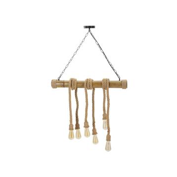 Lampadario bamboo/rope cm 80x15x120