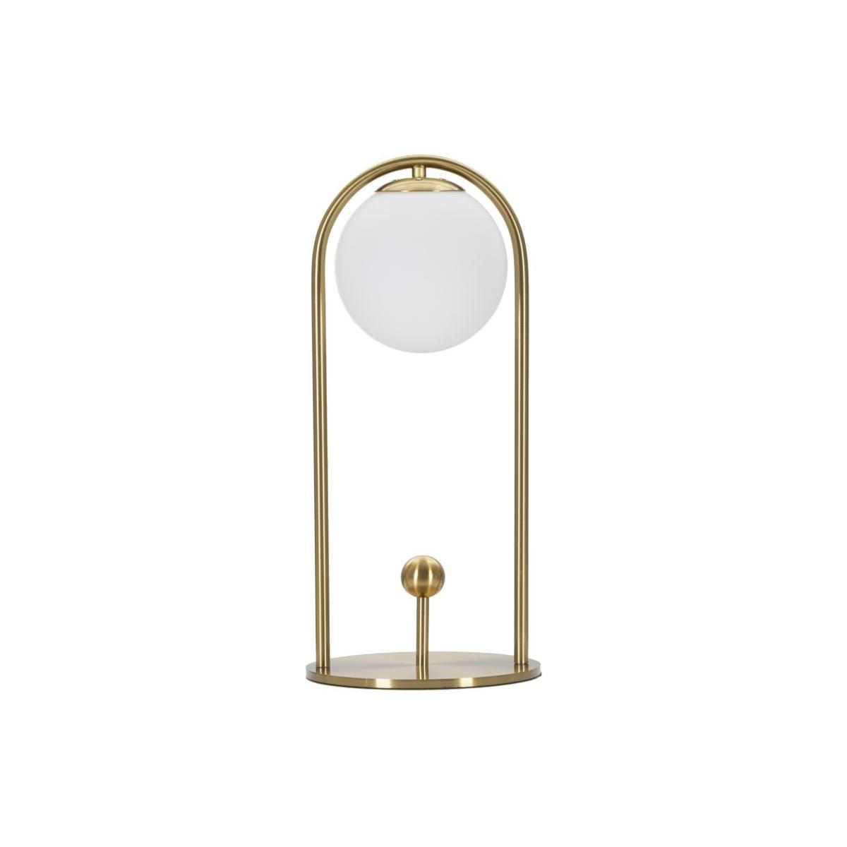 Lampada da tavolo glamy arc -a- cm Ø 21x47