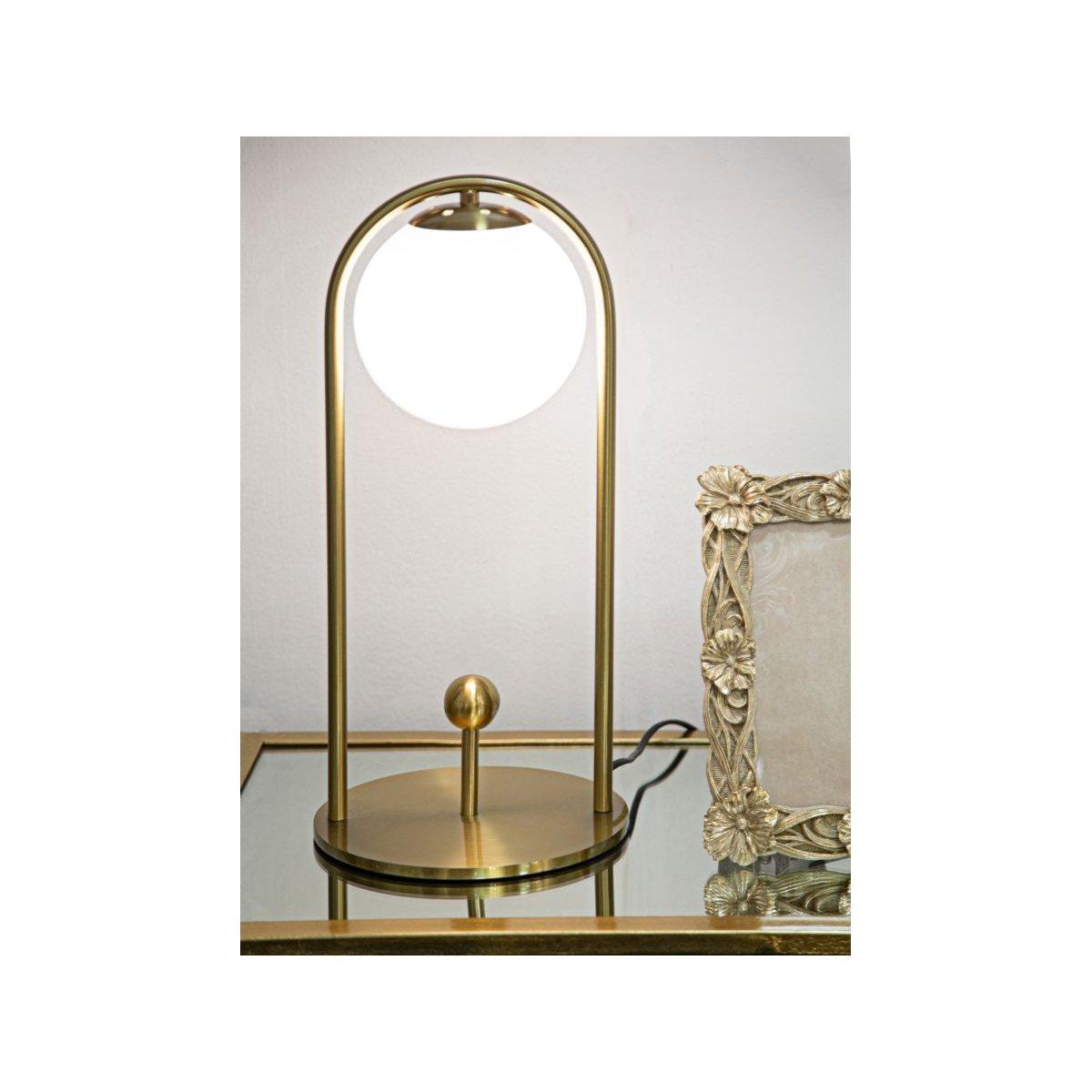Lampada da tavolo glamy arc -a- cm Ø 21x47