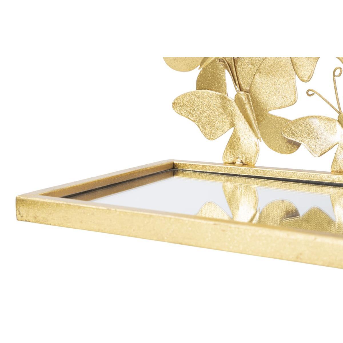 Comodino mensola butterflies coppia cm 43x19,2x16,5