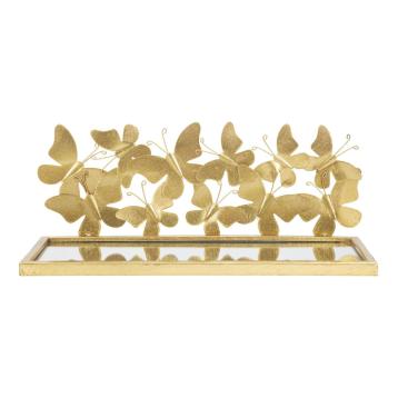 Comodino mensola butterflies coppia cm 43x19,2x16,5
