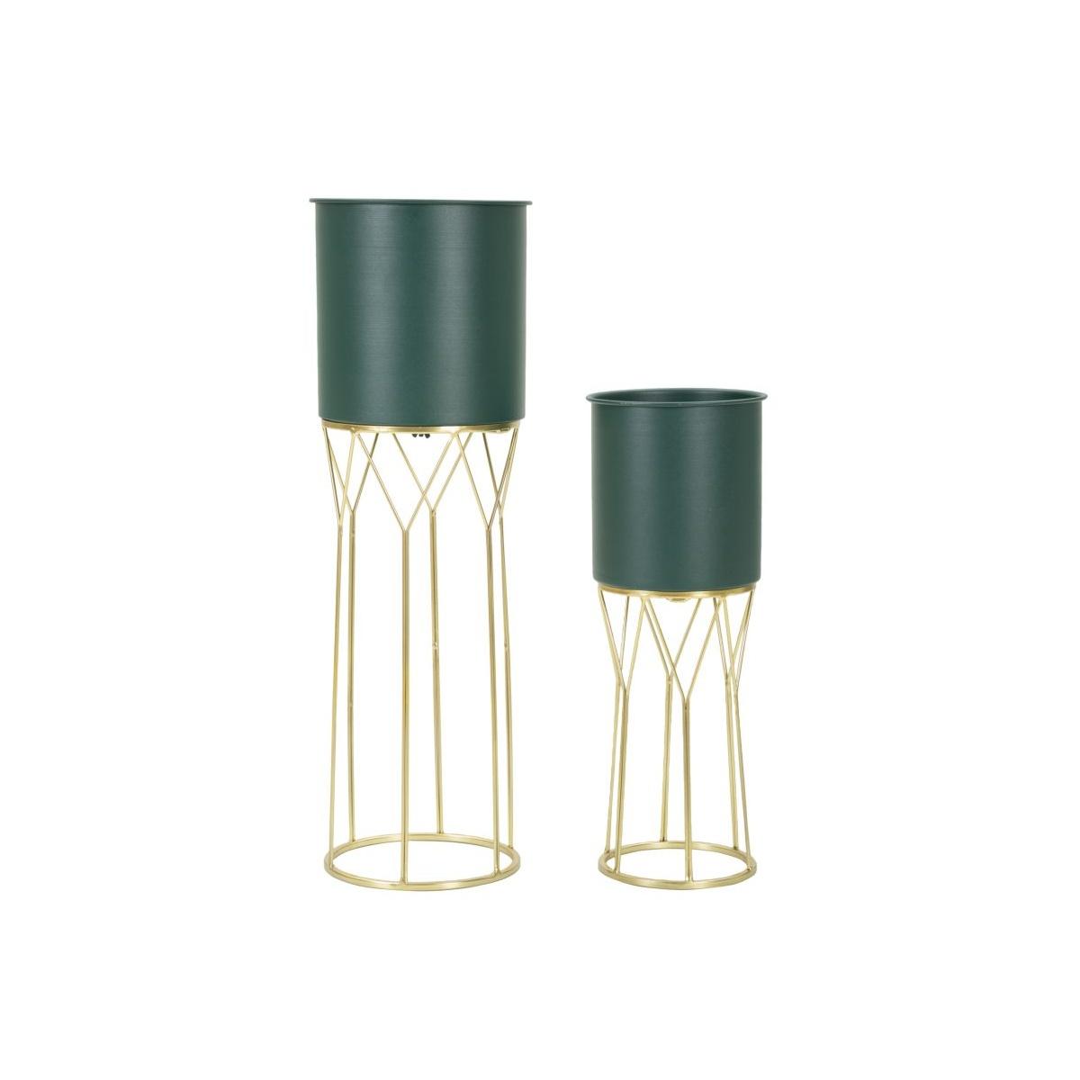 P/vasi grent stand set 2 pz cm Ø 23x70-19x50