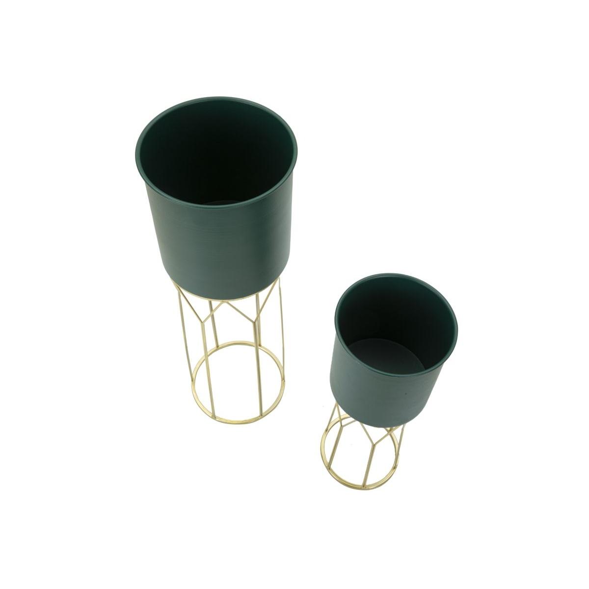 P/vasi grent stand set 2 pz cm Ø 23x70-19x50