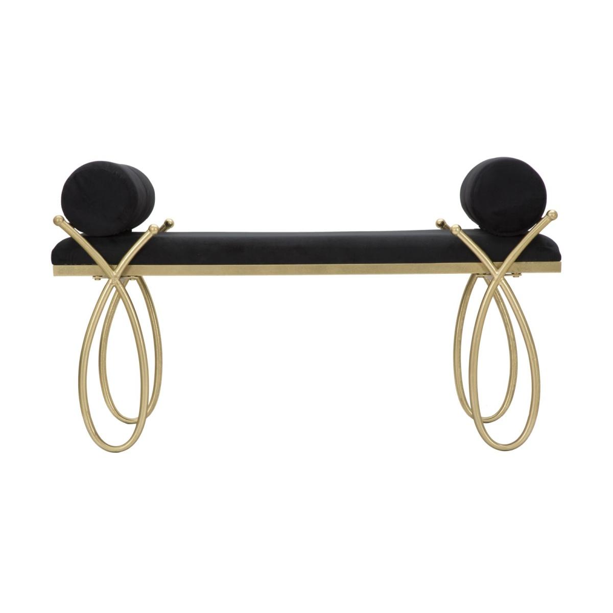 Panca ribbon nera cm 112,5x49x53