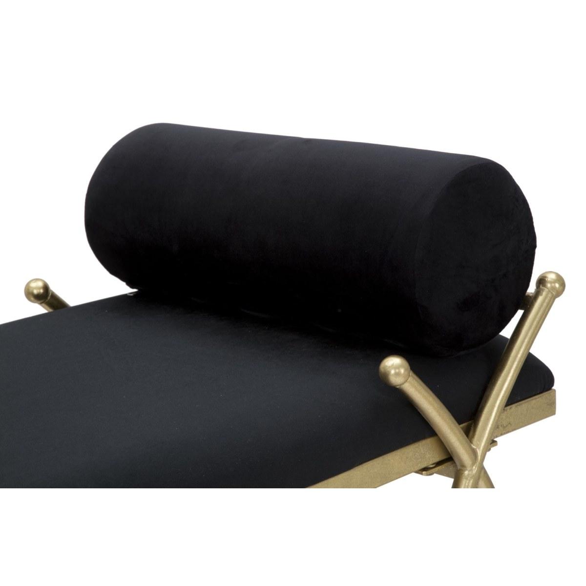 Panca ribbon nera cm 112,5x49x53