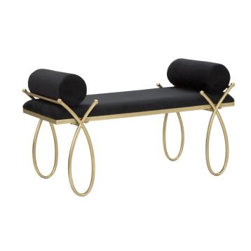Panca ribbon nera cm 112,5x49x53
