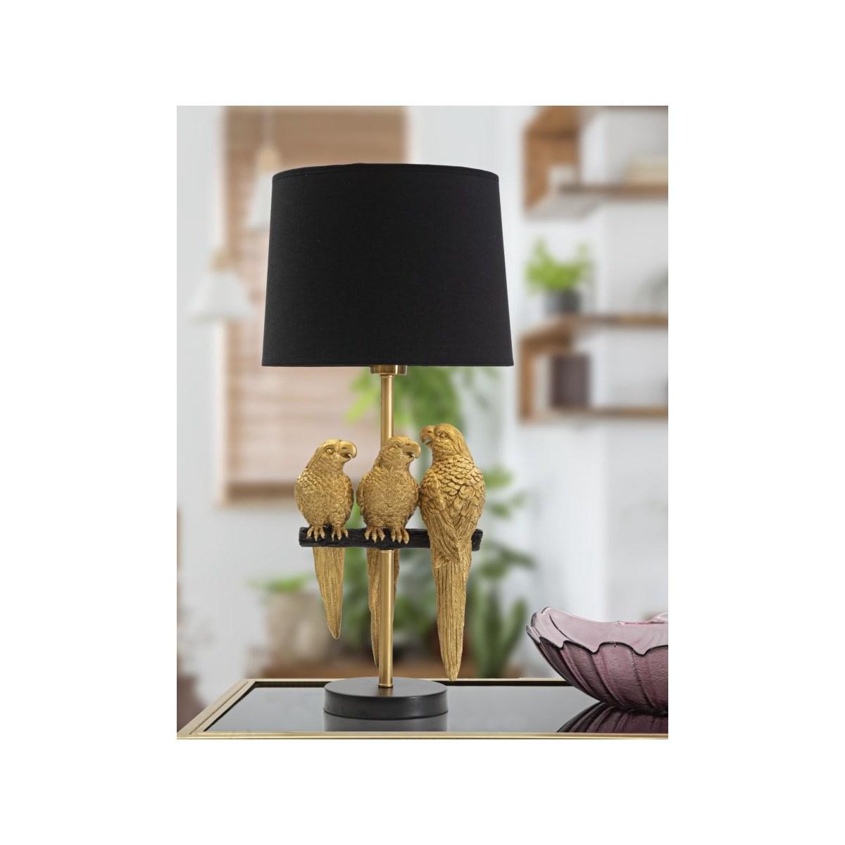Lampada da tavolo pappagalli cm Ø 30x62,5