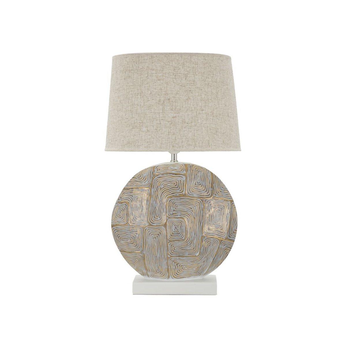 Lampada da tavolo resina eclips cm Ø 38x64