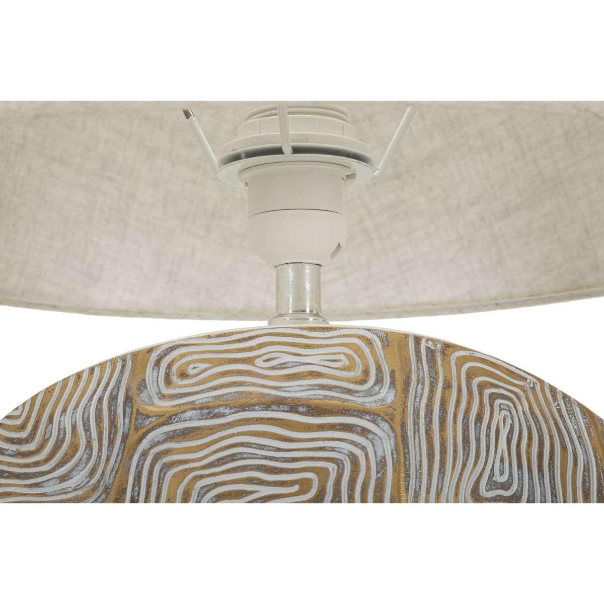 Lampada da tavolo resina eclips cm Ø 38x64