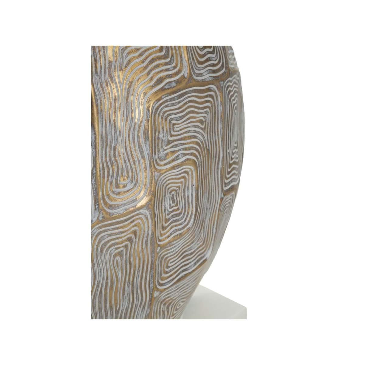Lampada da tavolo resina eclips cm Ø 38x64