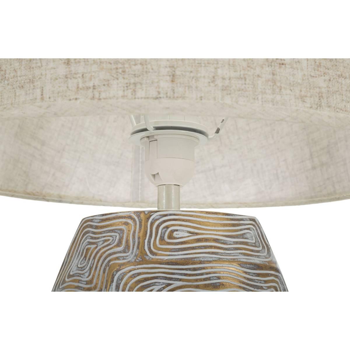 Lampada da tavolo resina eclips tower cm Ø 38x90