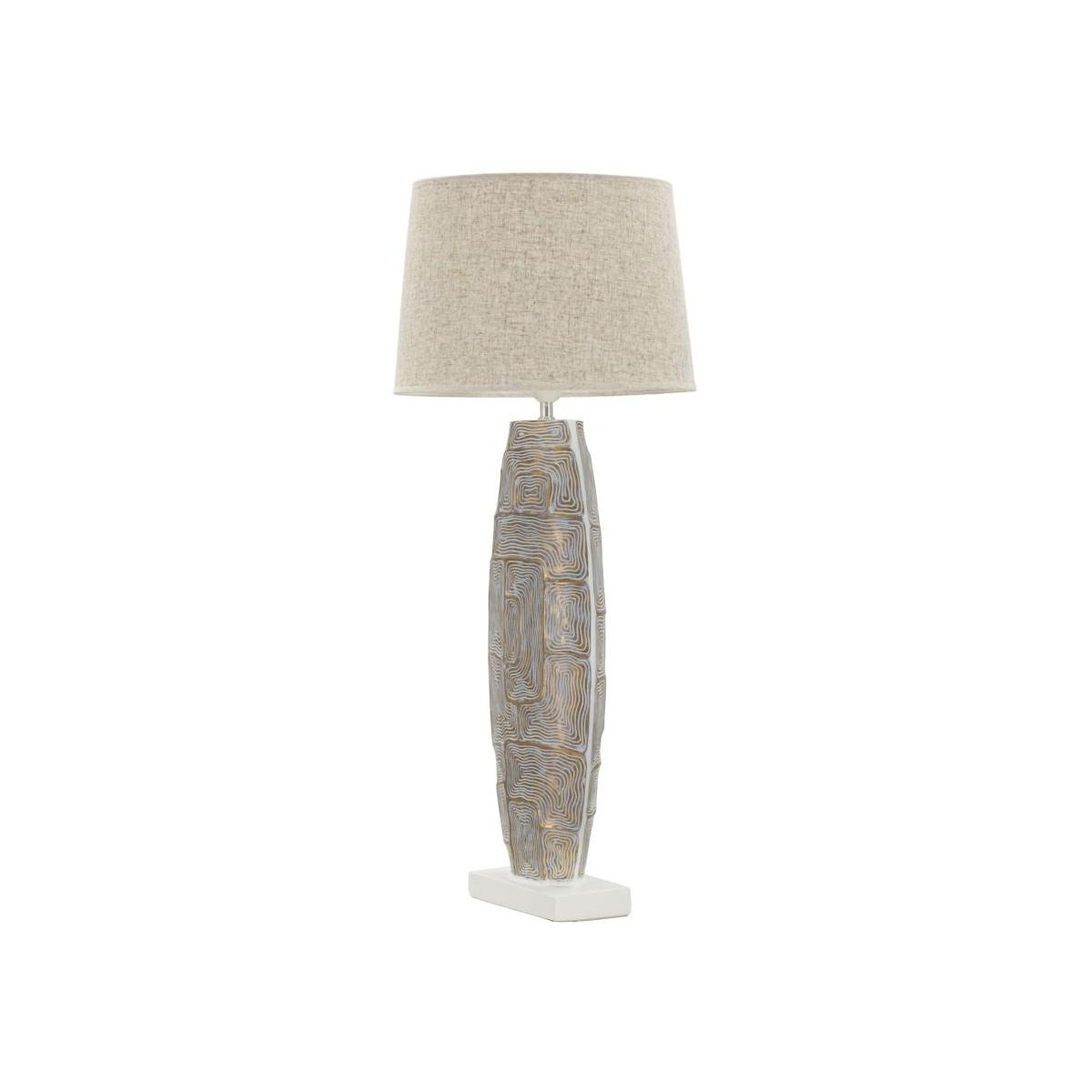Lampada da tavolo resina eclips tower cm Ø 38x90