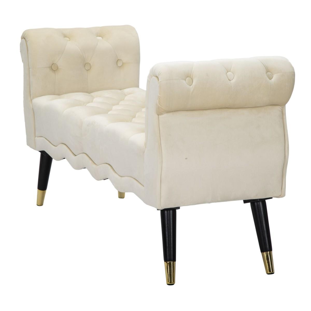 Panchetta paris crema/gold cm 120x40x60