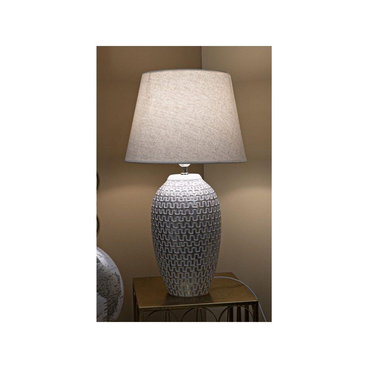 Lampada da tavolo resina wave cm Ø 35x65
