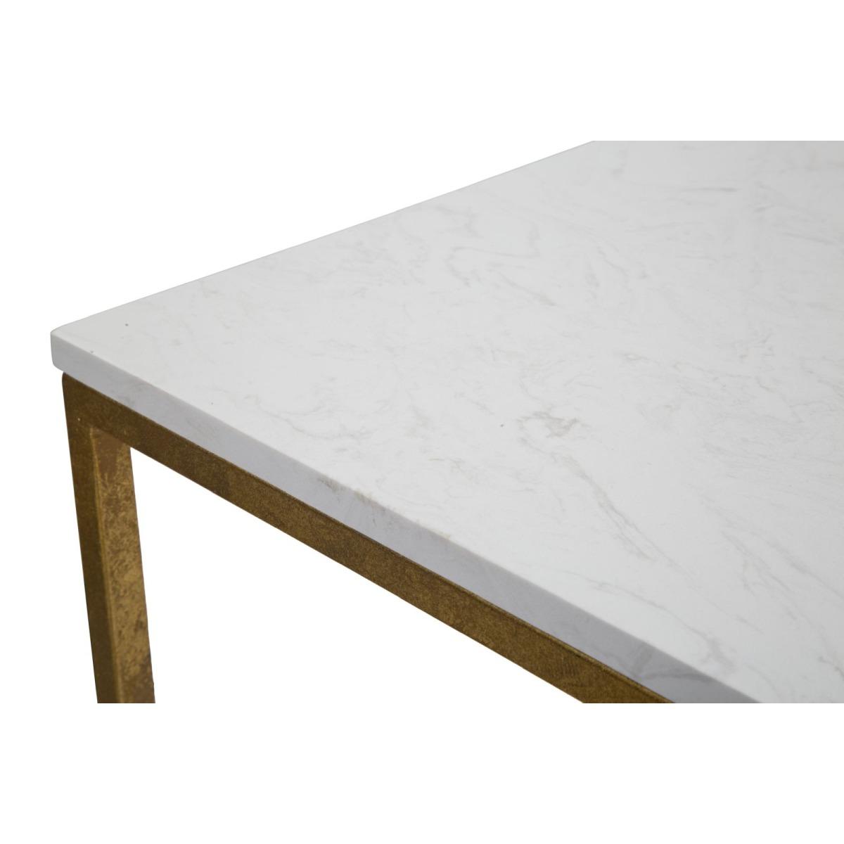 Tavolinetto double marble cm 47x47x60
