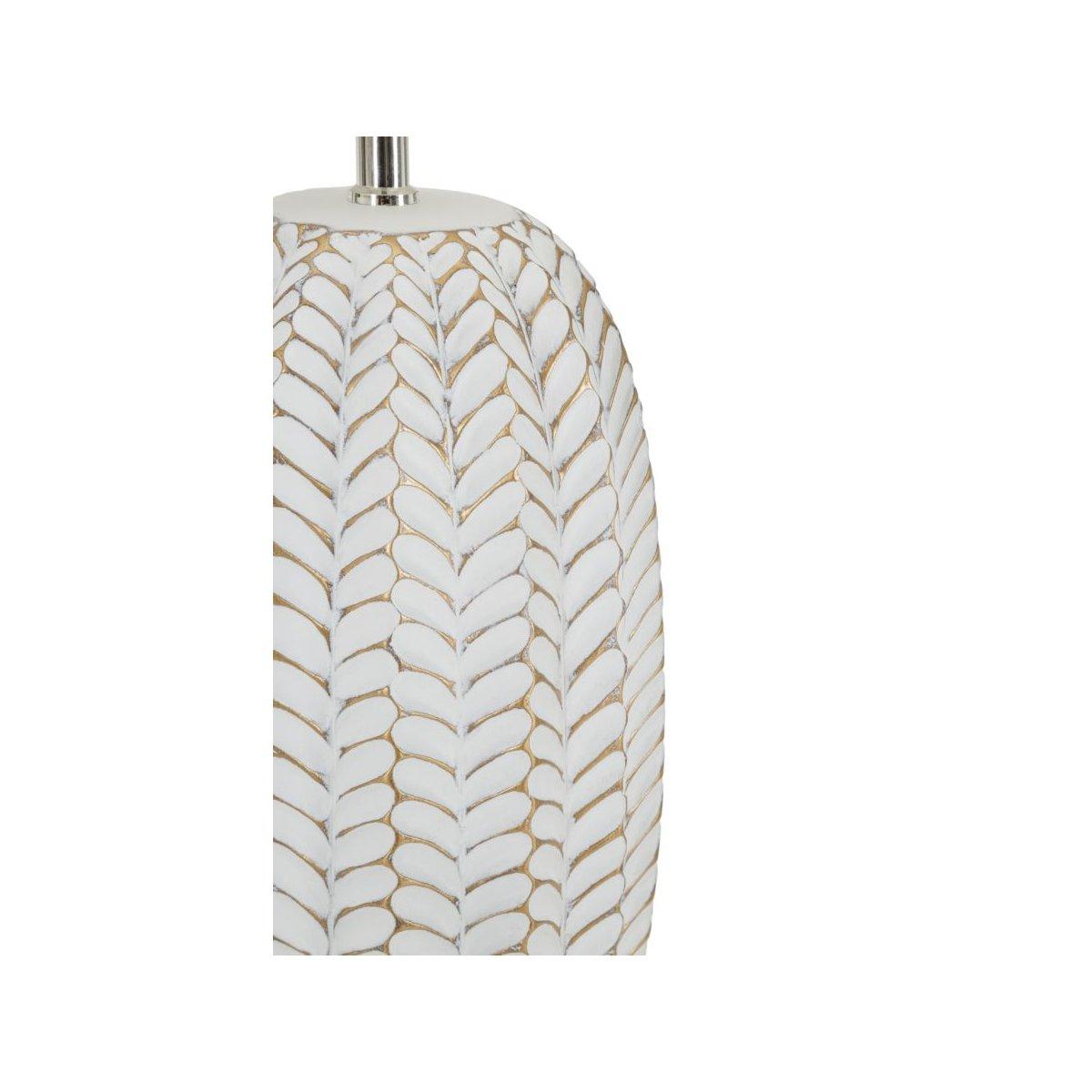Lampada da tavolo resina leaf cm Ø 35x65