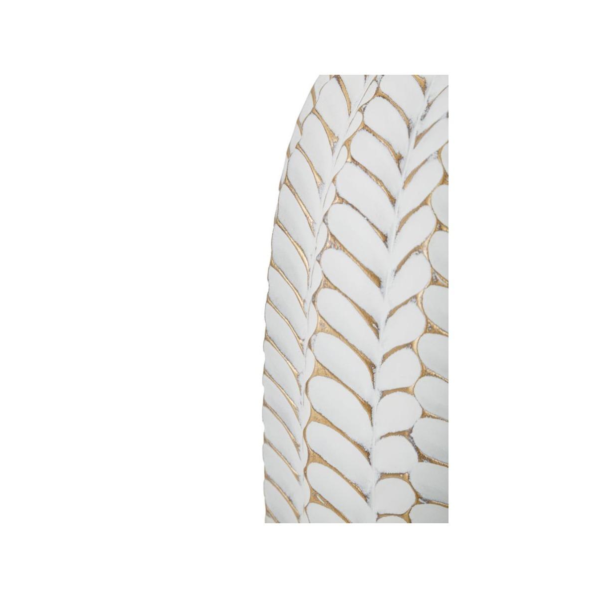 Lampada da tavolo resina leaf cm Ø 35x65
