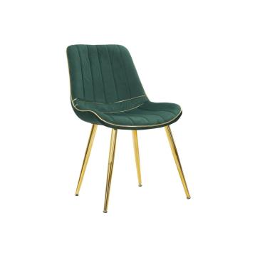 Sedia paris verde/gold set 2 pz cm 51x59x79