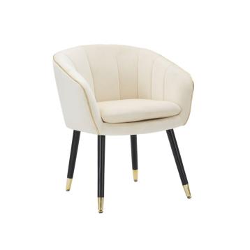 Poltrona paris crema/gold cm 62x58x78