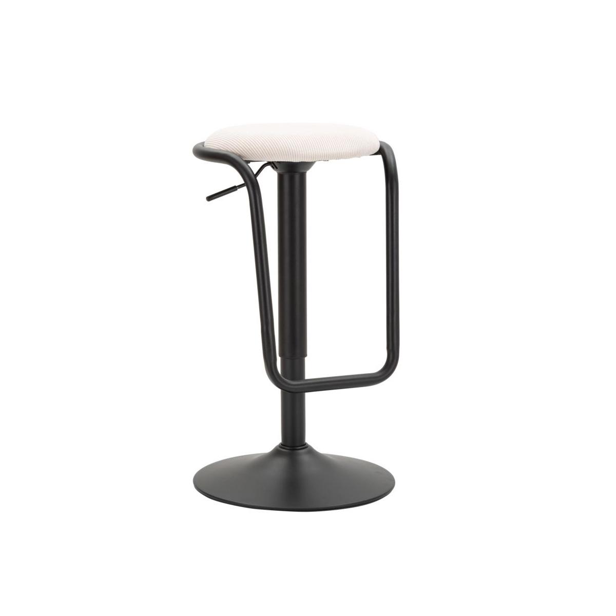 Sgabello bar destiny bianco cm Ø 41x61-83