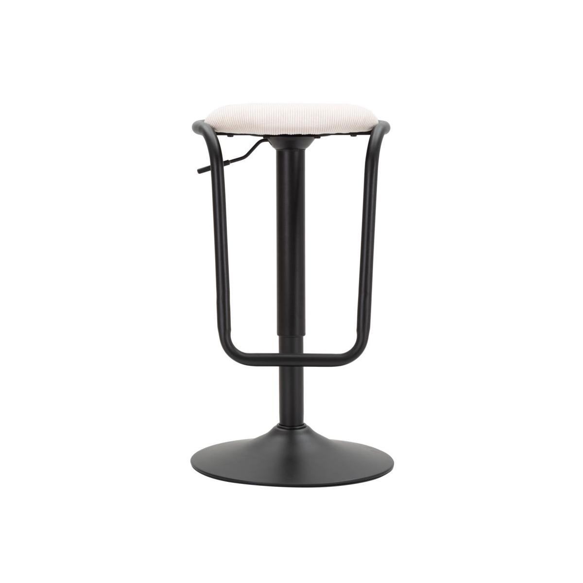 Sgabello bar destiny bianco cm Ø 41x61-83