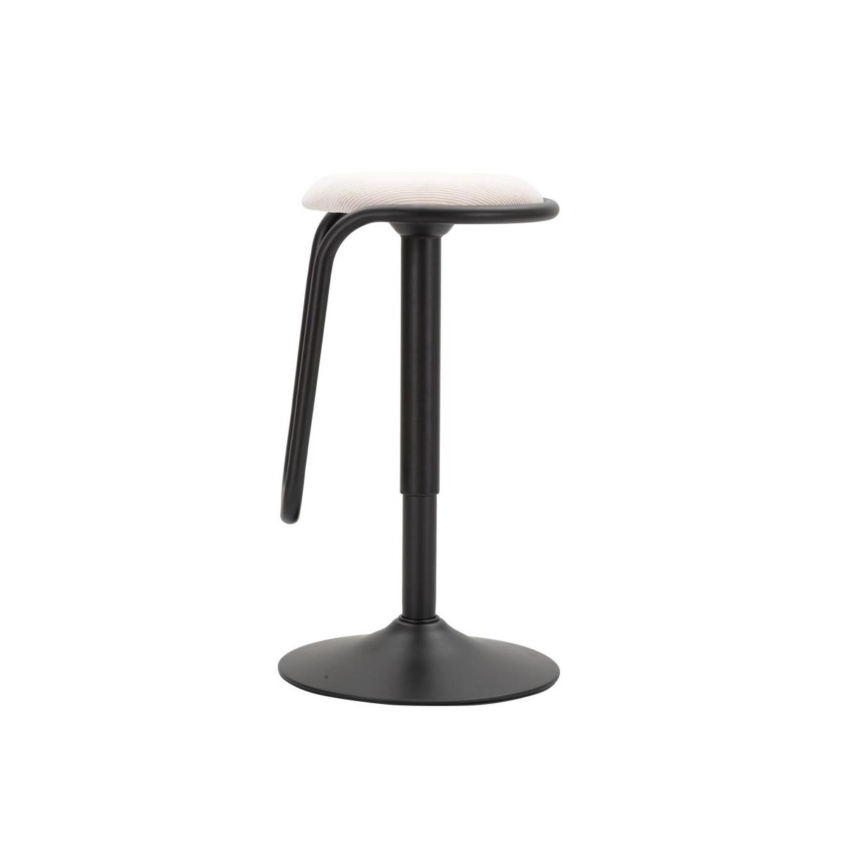Sgabello bar destiny bianco cm Ø 41x61-83