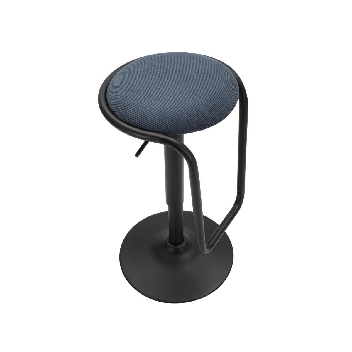 Sgabello bar destiny navy cm Ø 41x61-83