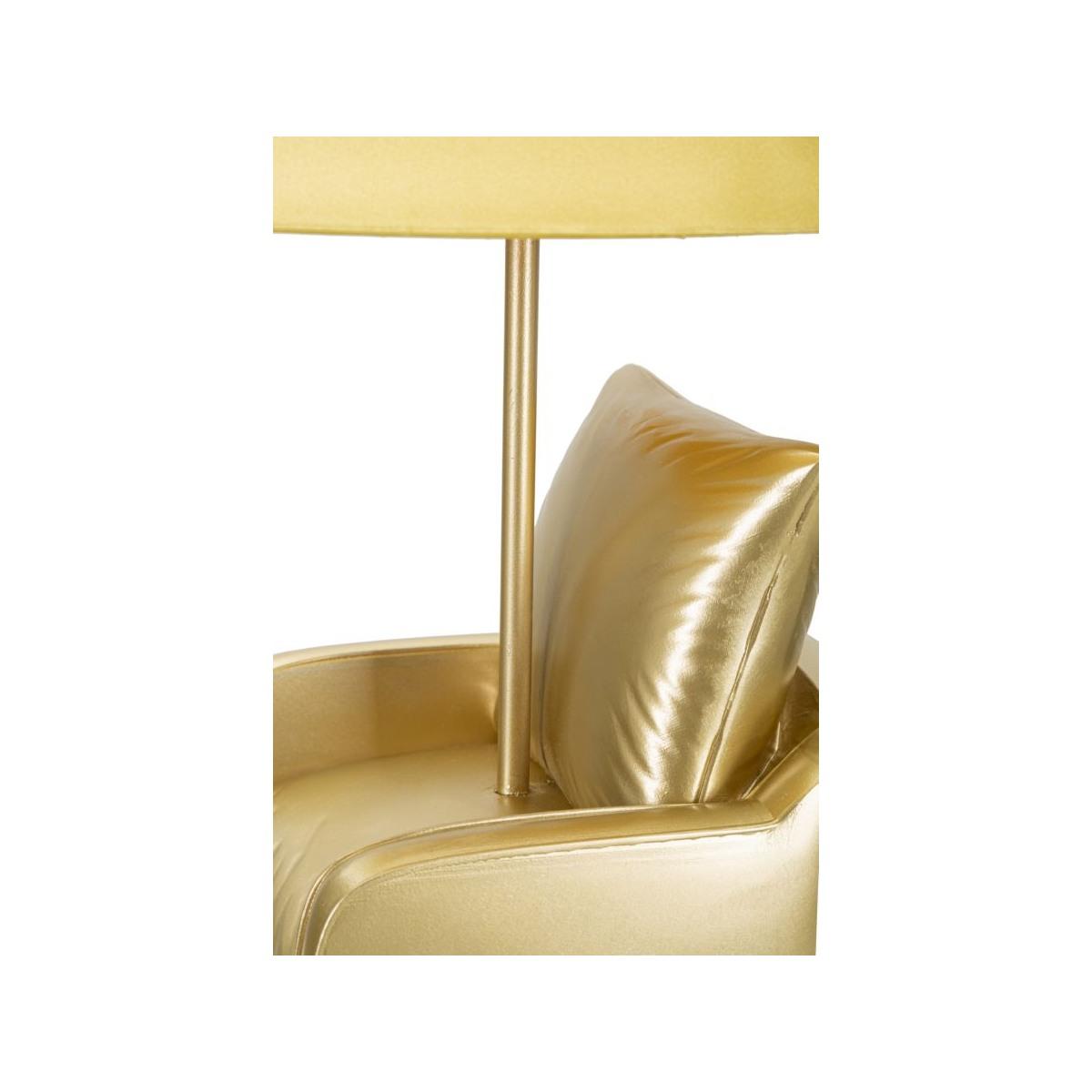 Lampada da comodino midcentury gialla cm Ø 26x46