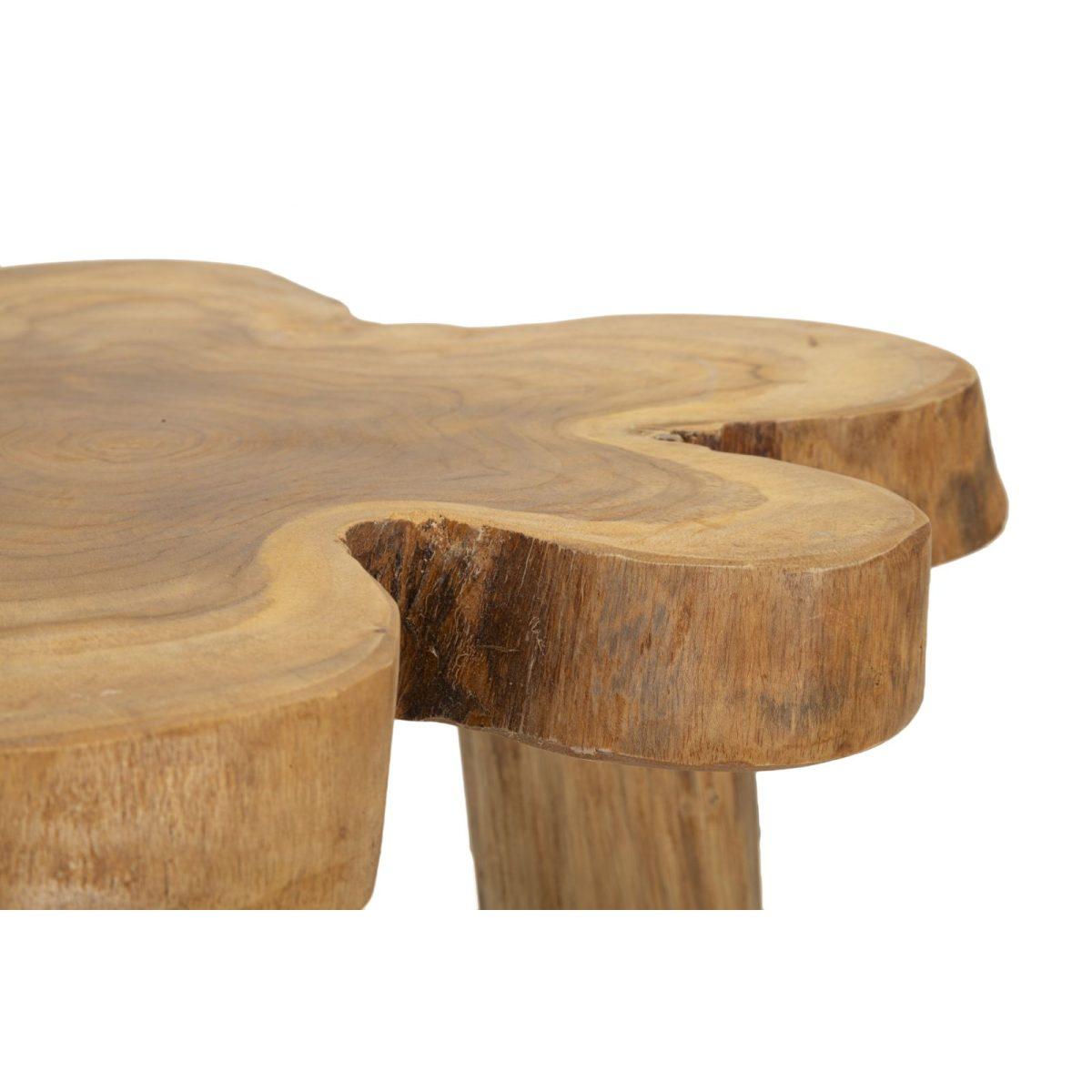 Tavolinetto bintang in teak ric. cm50x47x50 (pezzi unici - non rip. in serie)
