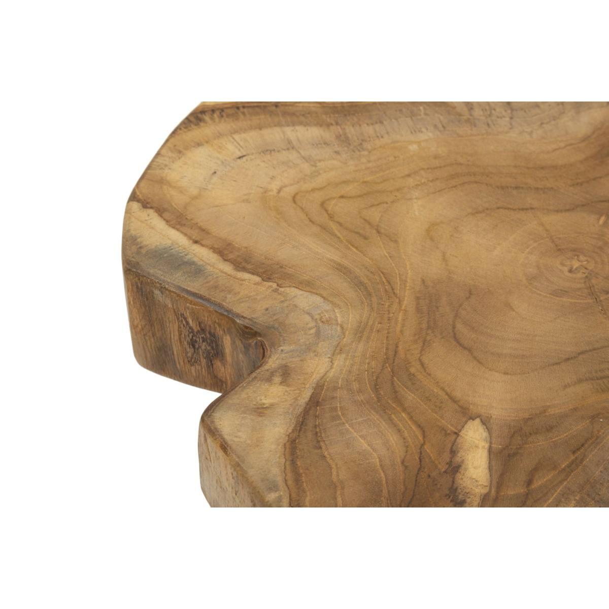 Sgabello kursi in teak riciclato cm Ø 35x45 (pezzi unici - non rip. in serie)