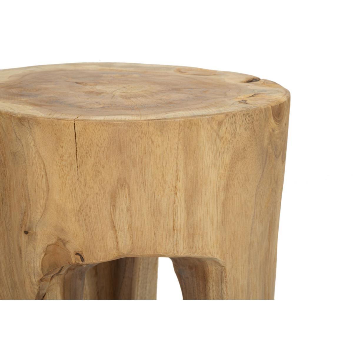 Sgabello stold in teak riciclato cm Ø 30x40 (pezzi unici - non rip. in serie)
