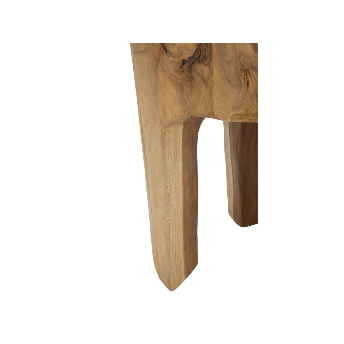Sgabello stold in teak riciclato cm Ø 30x40 (pezzi unici - non rip. in serie)