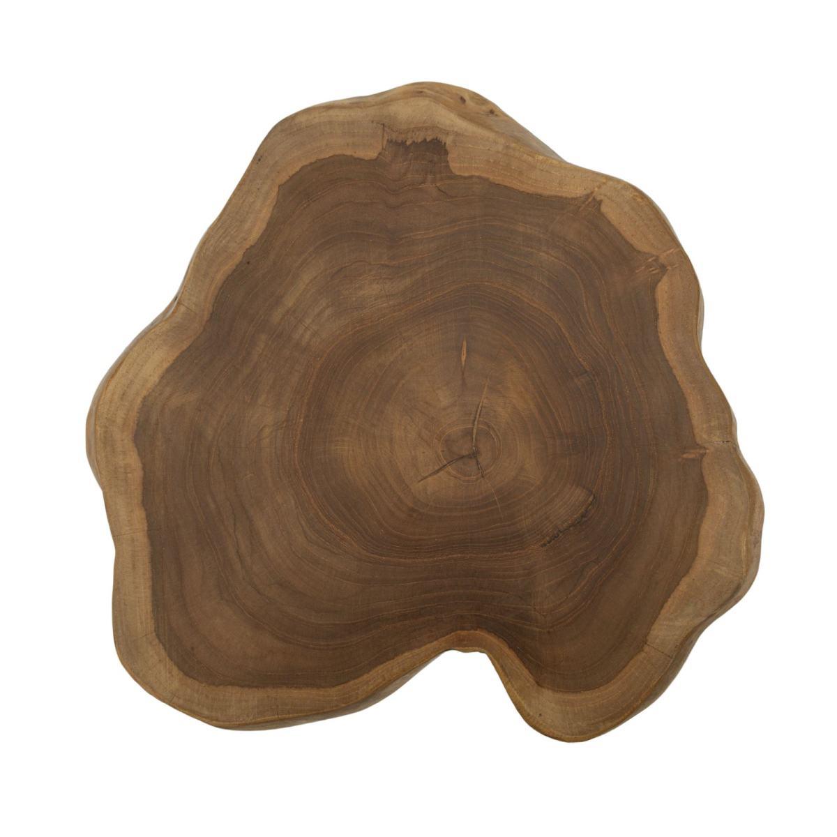 Sgabello budut in teak riciclato cm Ø 38x45 (pezzi unici - non rip. in serie)