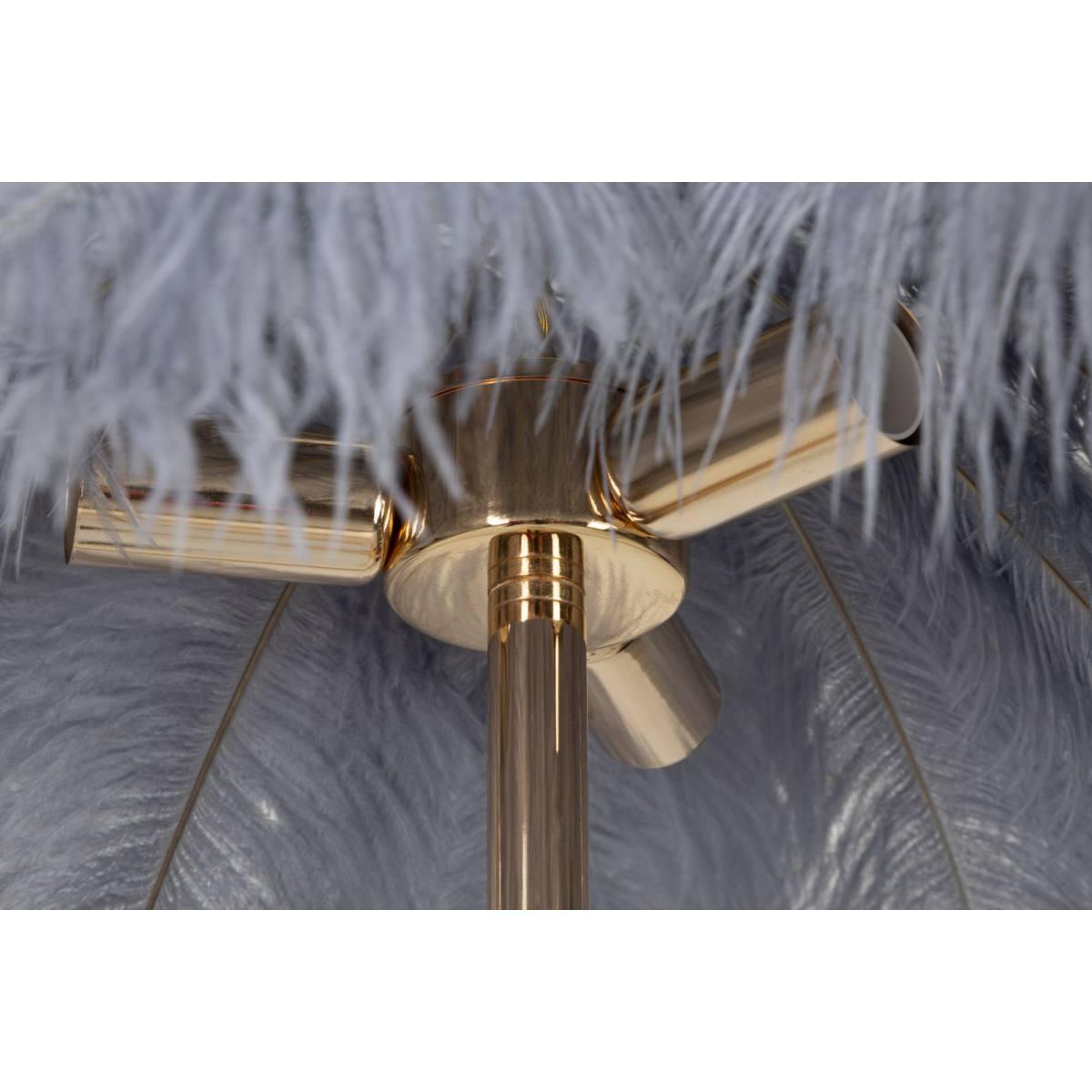 Lampada da terra palm grigia cm Ø 55x160