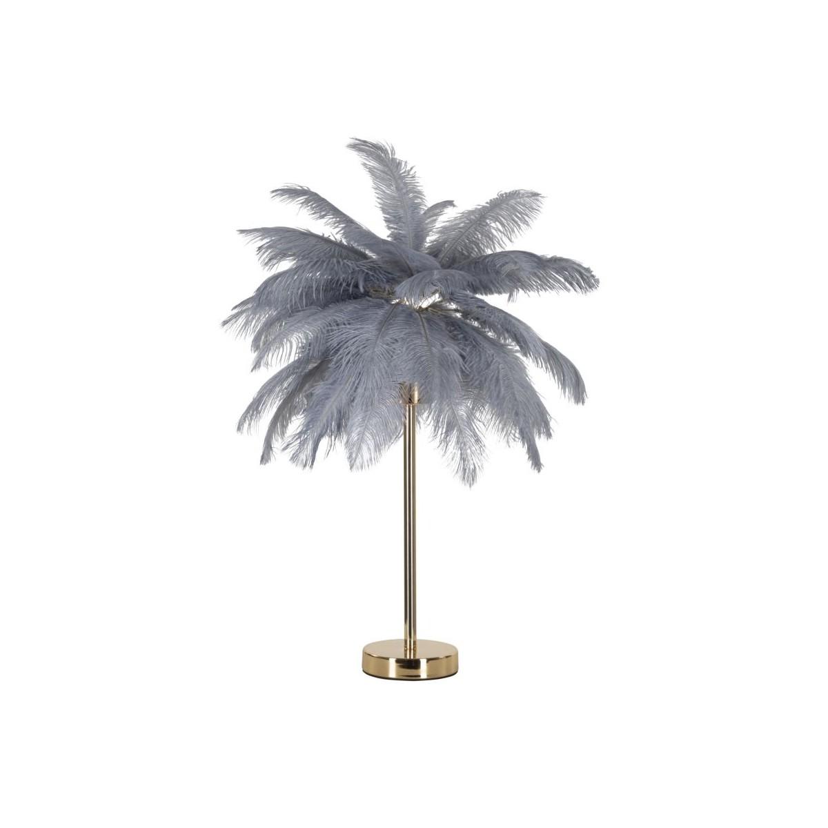 Lampada da tavolo palm grigia cm Ø 55x60