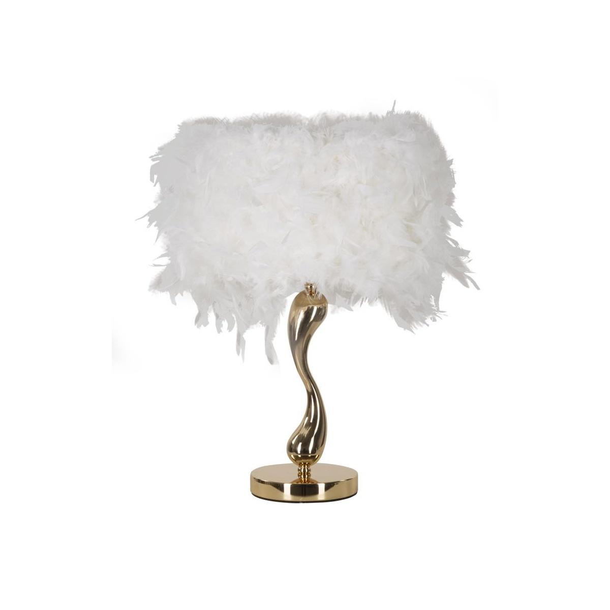 Lampada da tavolo cart bianca cm Ø 25x47