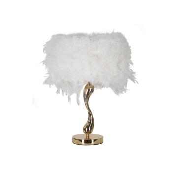 Lampada da tavolo cart bianca cm Ø 25x47