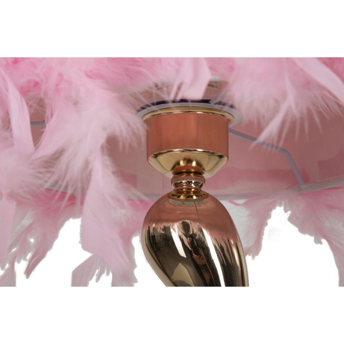 Lampada da tavolo cart rosa cm Ø 25x47