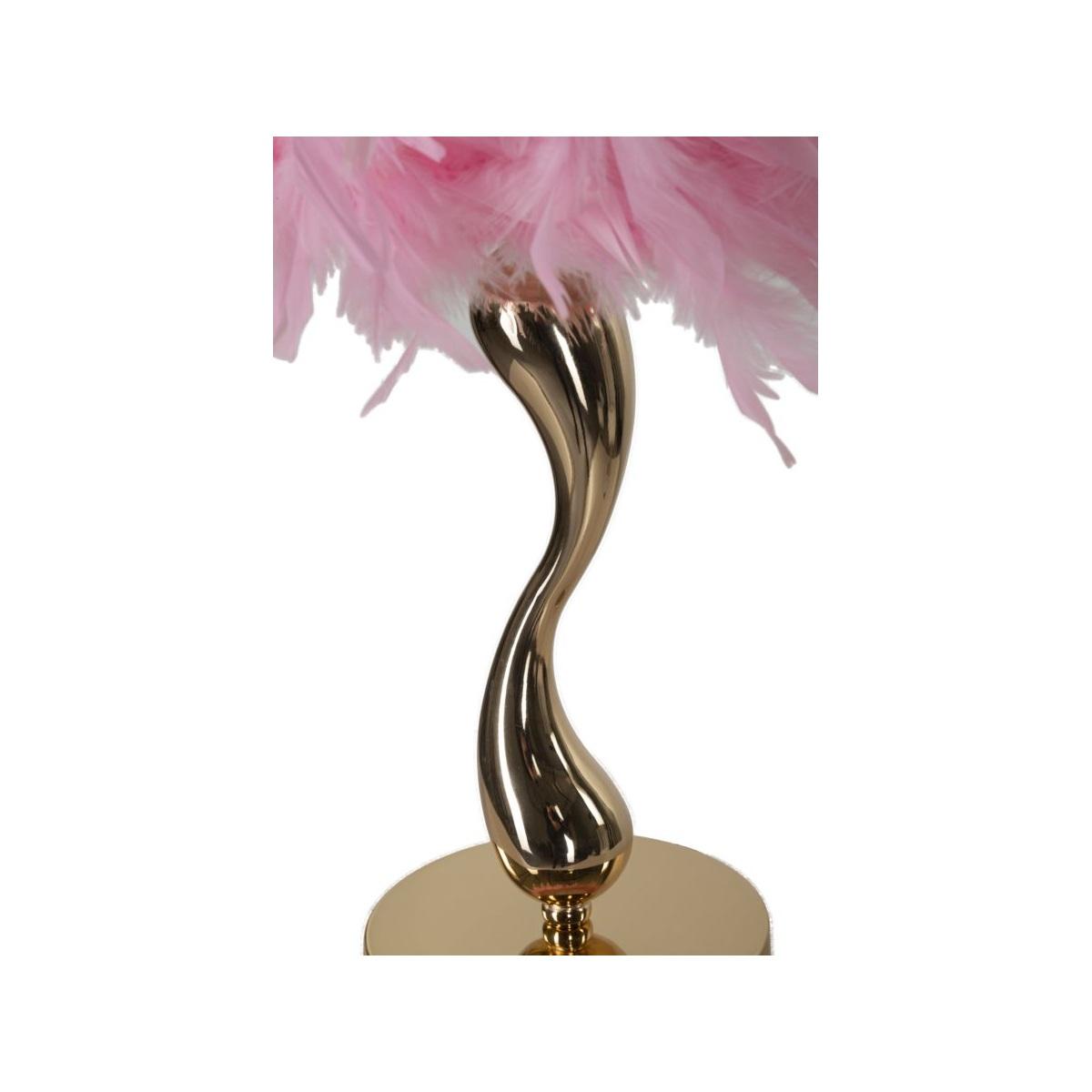 Lampada da tavolo cart rosa cm Ø 25x47