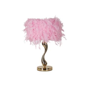 Lampada da tavolo cart rosa cm Ø 25x47