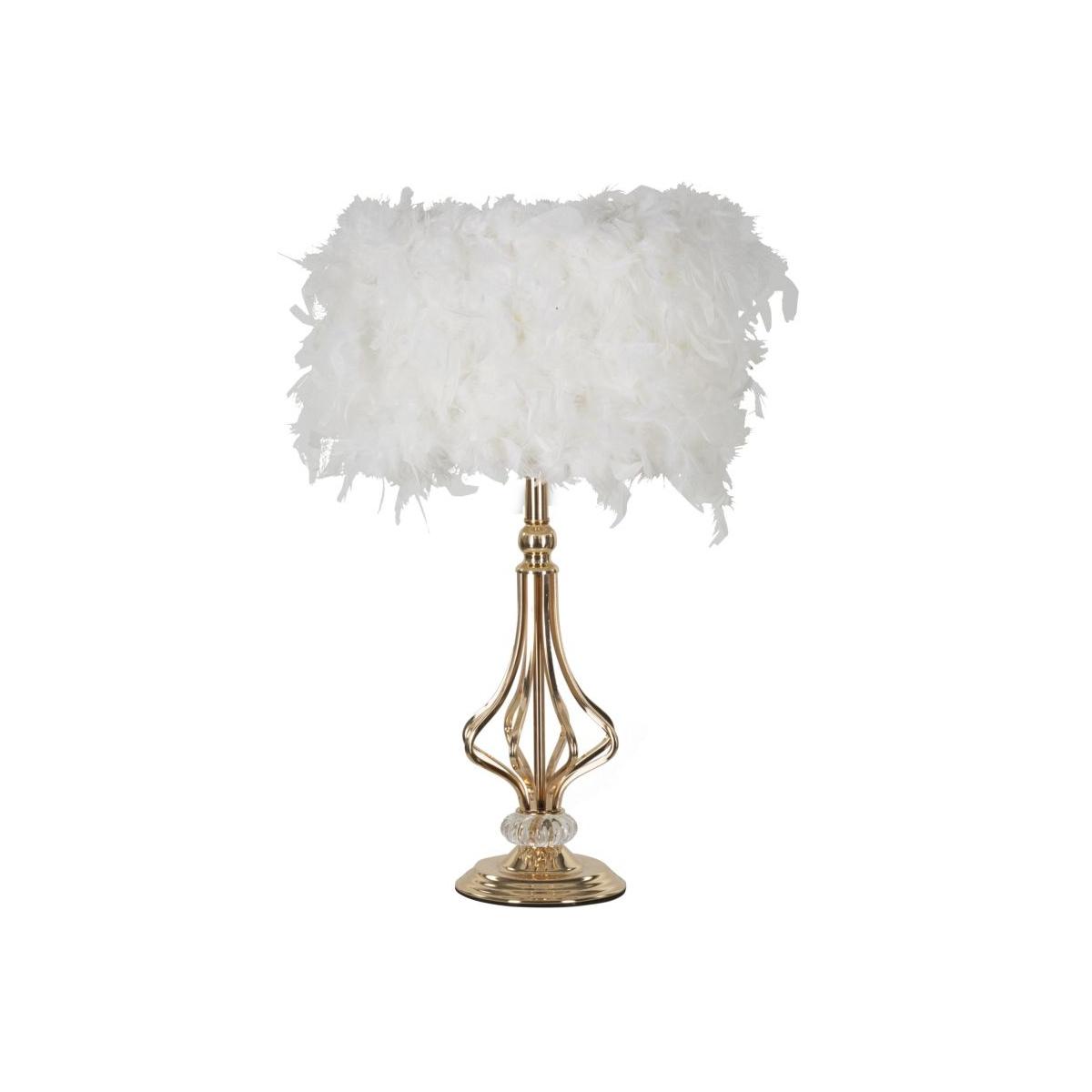 Lampada da tavolo tarty bianca cm Ø 25x54