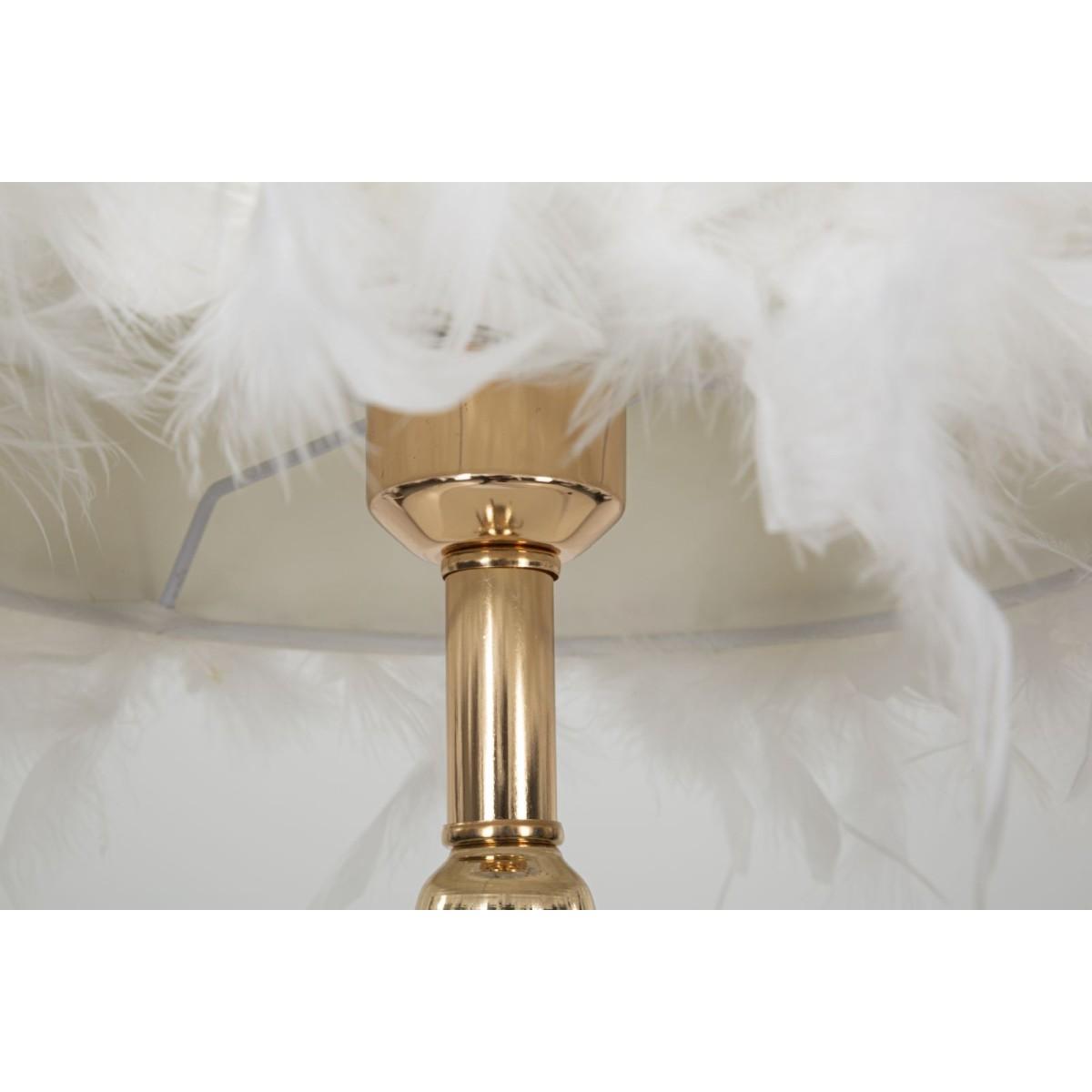 Lampada da tavolo tarty bianca cm Ø 25x54