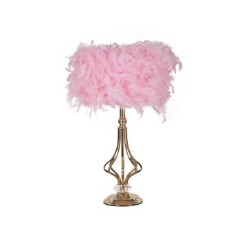 Lampada da tavolo tarty rosa cm Ø 25x54