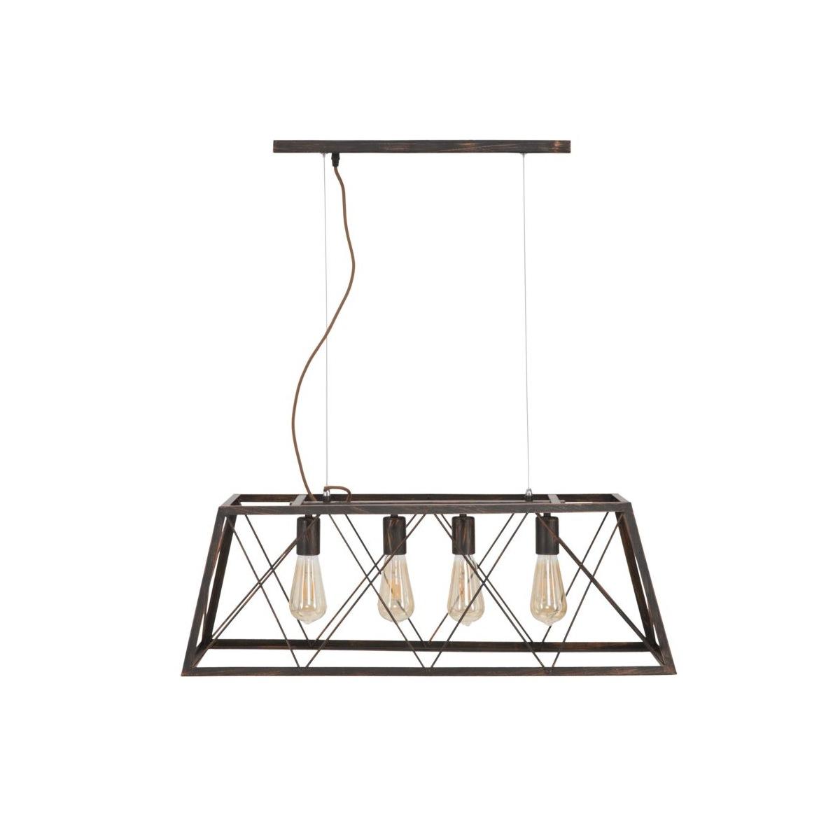 Lampadario industry cm 78x30x26,5