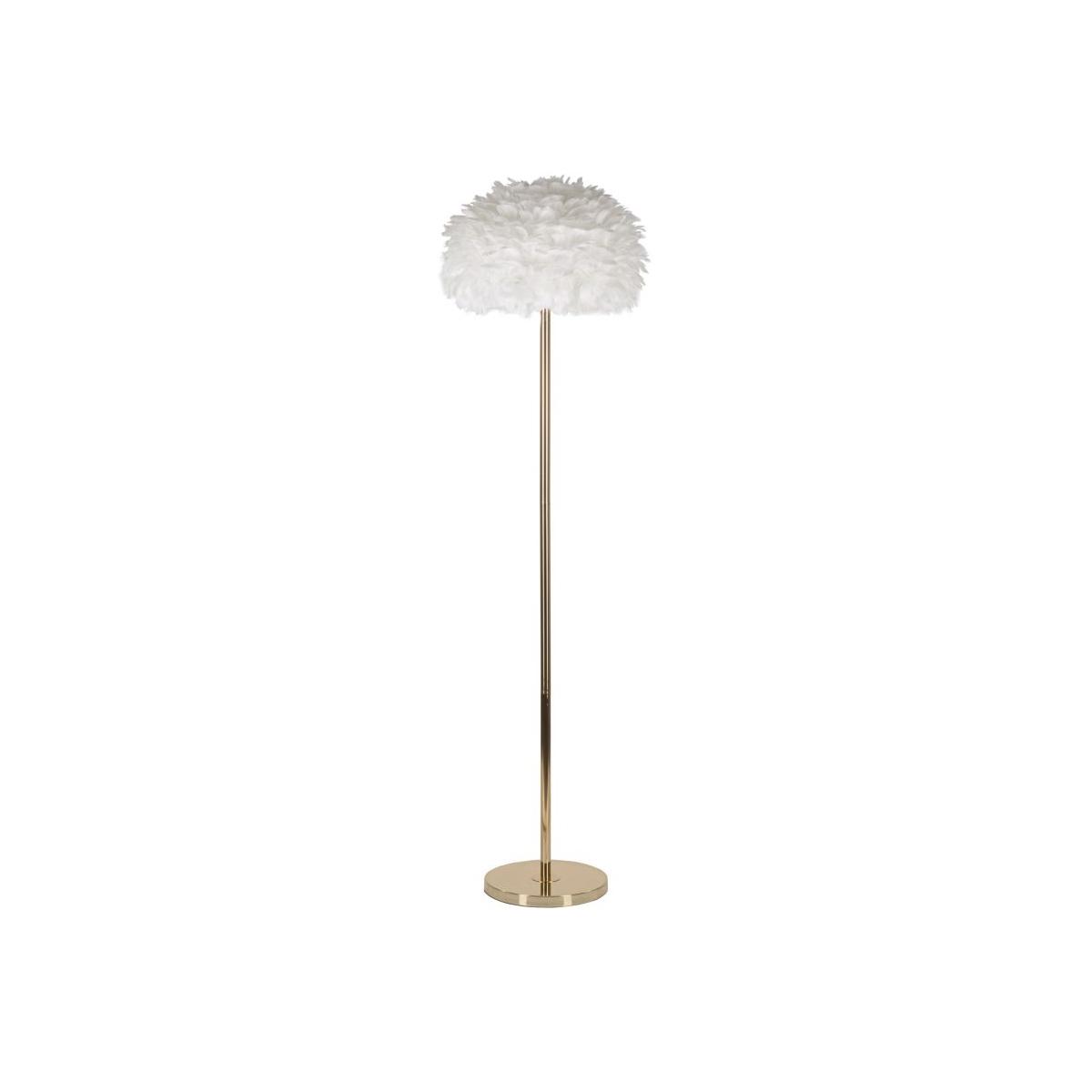 Lampada da terra feathers slim bianca cm Ø 43x170