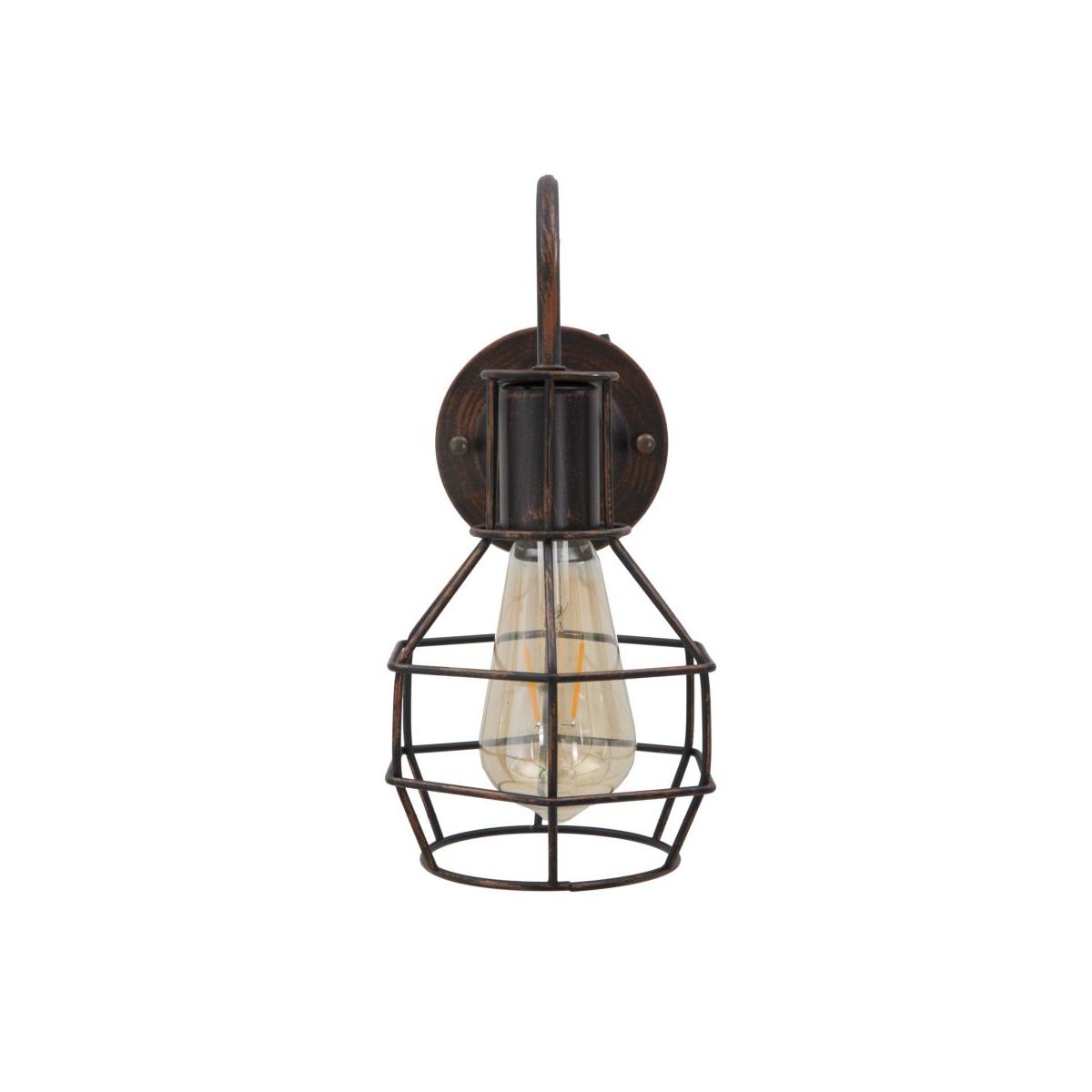 Lampada da muro industry -c- cm 32x14x30 min 2