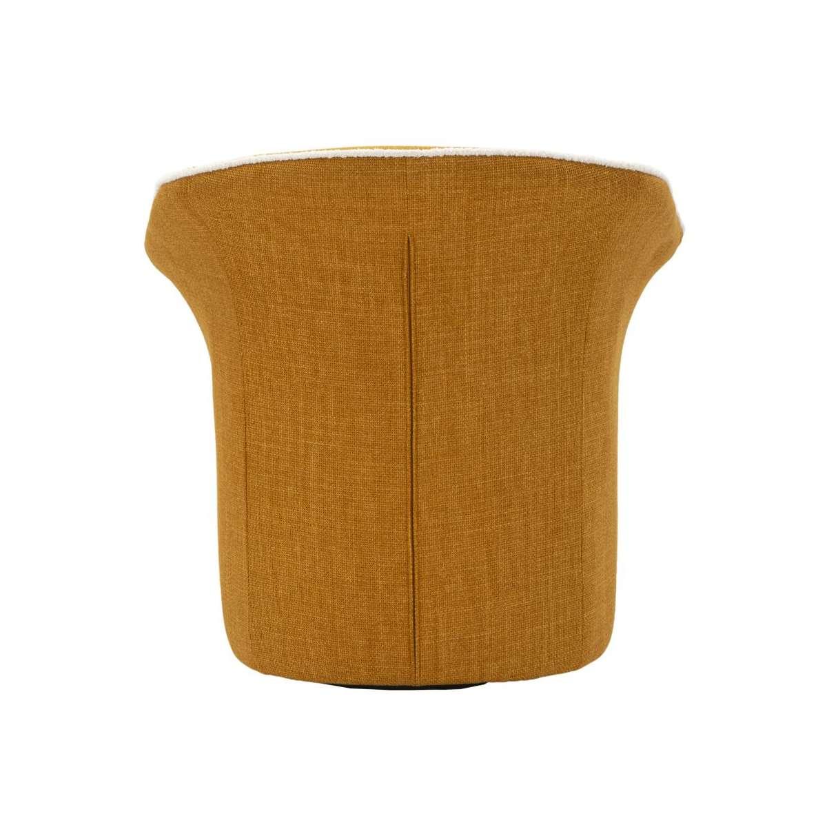 Poltrona girevole siena senape cm 83,5x66x80 (seduta altezza cm 42)
