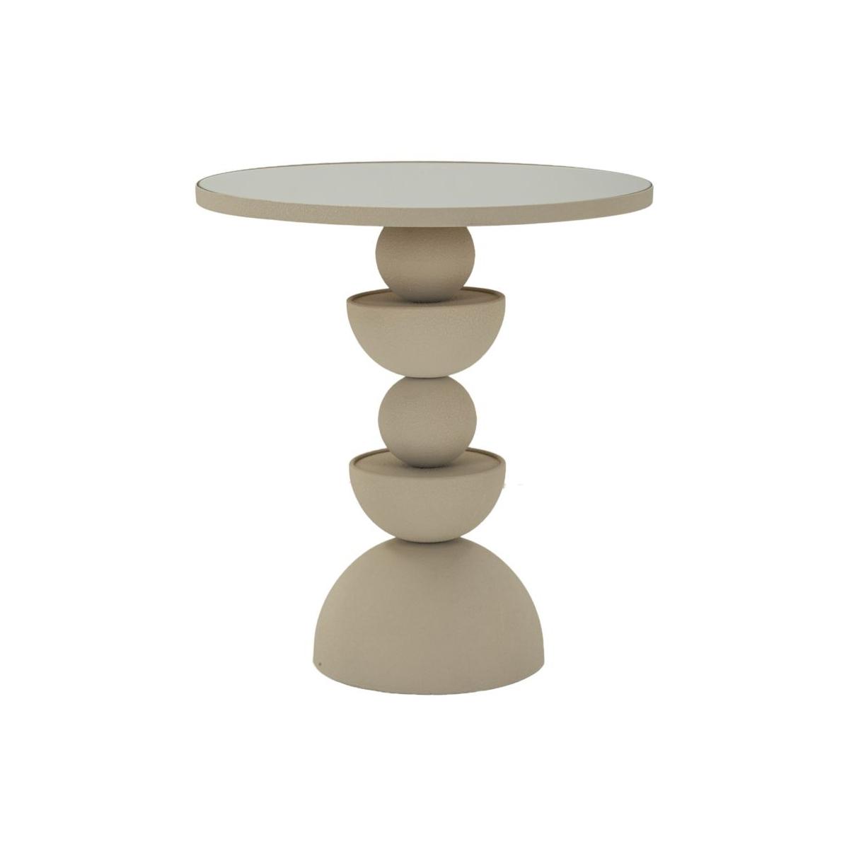 Tavolinetto dune c/specchio cm Ø 45x49,5