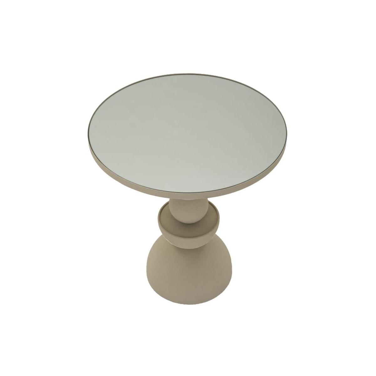 Tavolinetto dune c/specchio cm Ø 45x49,5