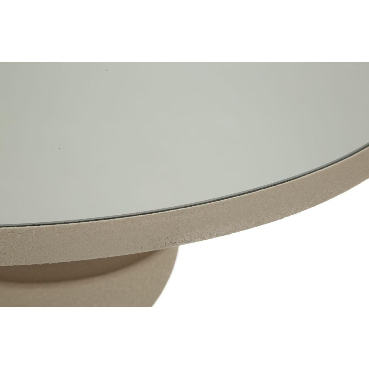 Tavolinetto dune c/specchio cm Ø 45x49,5